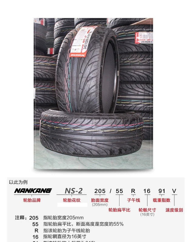 Lốp xe Nangang 205 / 55R15 88V NS-2 mẫu hướng dẫn duy nhất Thích ứng Cerato Excelle Elantra - Lốp xe