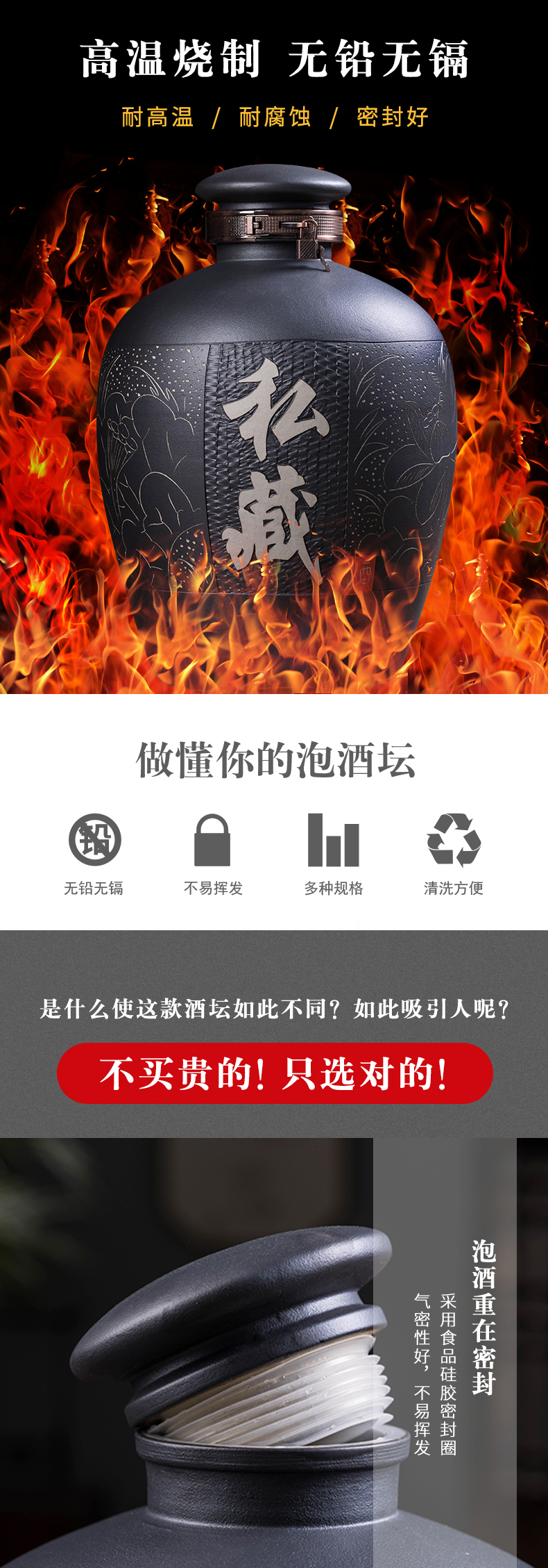 Archaize of jingdezhen ceramic jar 10 jins 20 50100 jins home with cover barrel aged mercifully jars of it