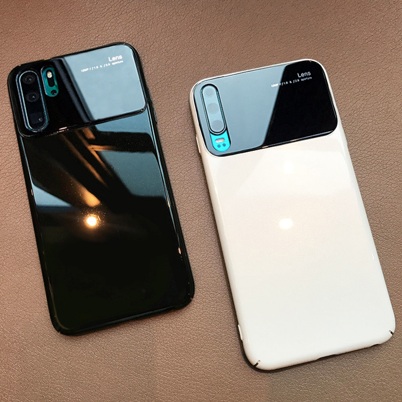 Huawei p30 mobile phone Protective case mate20pro new glass p20 all-inclusive anti-drop pro ultra-thin men's and women's mirror protective cover ins Net red shake sound Tide brand high-end couple