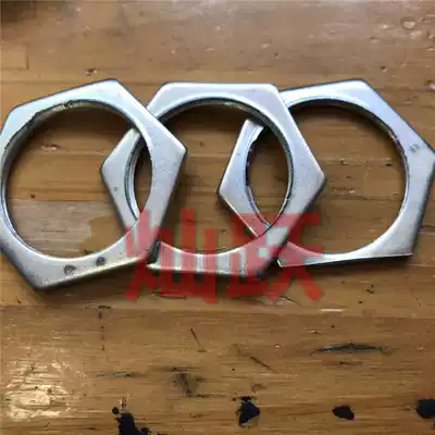 Galvanized pipe lock female and cap water-bearing galvanized pipe lock nut hexagon DN40