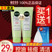 Phase Habitable Grass Wash Face Milk Control Oil Acne Clean Face Deep Clean Shrink Pores Flagship Store Student Girl Special
