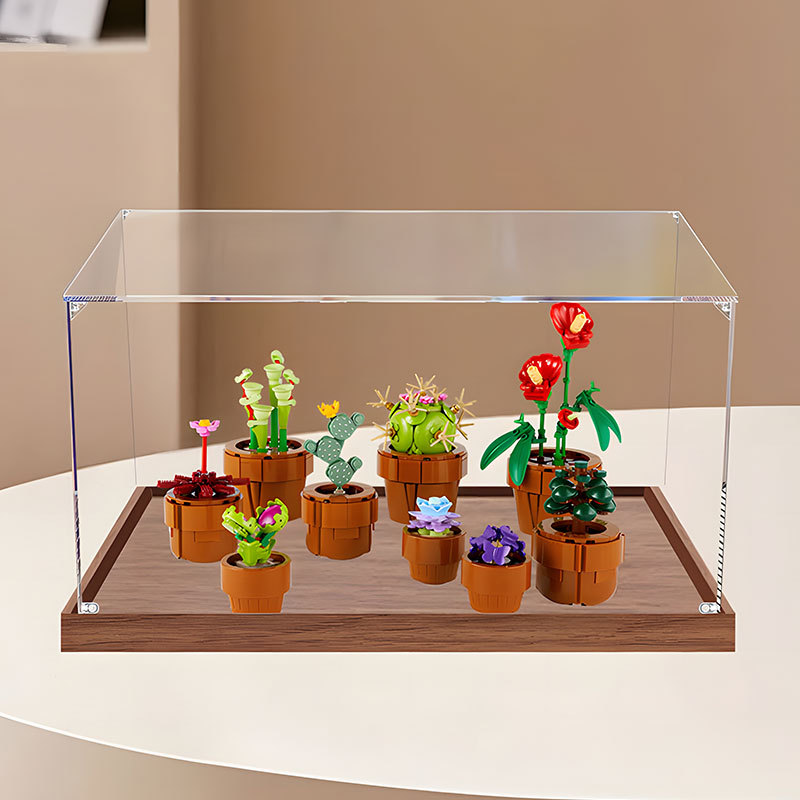 Suitable for Lego 10329 Mini Potted Plant Creative Ideas Series Acrylic Display Box Transparent Figure Storage Box