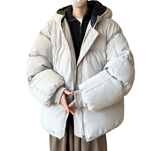 Пуховик, зимняя куртка с пухом, оверсайз, увеличенная толщина, изысканный стиль