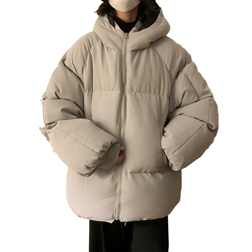 Демисезонная куртка с пухом, мужская толстовка с капюшоном, размер, оверсайз