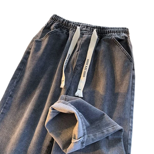 Весенние летние джинсы, повседневные брюки, в американском стиле, свободный прямой крой