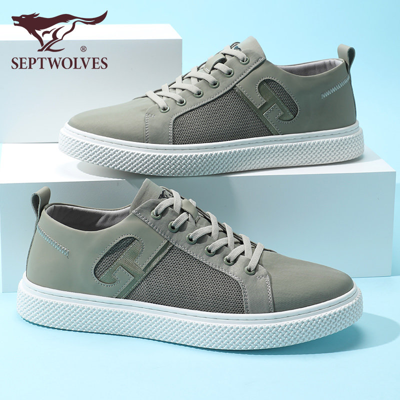 Septwolves men's shoes 2021 summer new cloth shoes all-match Korean trend casual shoes breathable thin canvas shoes men