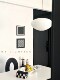 Japanese Style Noguchi Isamu Style En50 Wabi-Sabi Style Flat Round Oval Lampshade Small Apartment Dining Room Bedroom Study Rice Paper Pendant Lamp