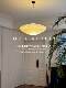 Noguchi Isamu Style Japanese Vintage Large Bedroom Dining Room Cafe Women's Clothing Store 15A Guesthouse Rice Paper Living Room Large Chandelier
