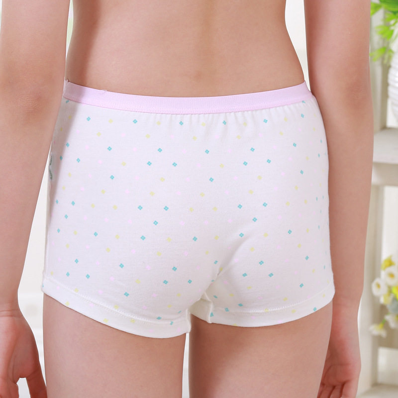 4  Mori Drum female baby summer thin underwear children's cotton breathable pants comfortable boxer shorts