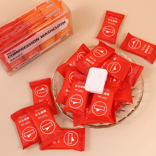 Одноразовые влажные салфетки для умывания, банное полотенце, портативное очищающее молочко для путешествий для лица, увеличенная толщина