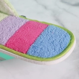 Радужные коралловые демисезонные тапочки