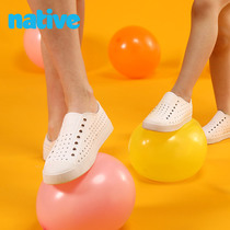 native outdoor Jefferson solid color classic clogs parent-child sandals beach shoes childrens river shoes