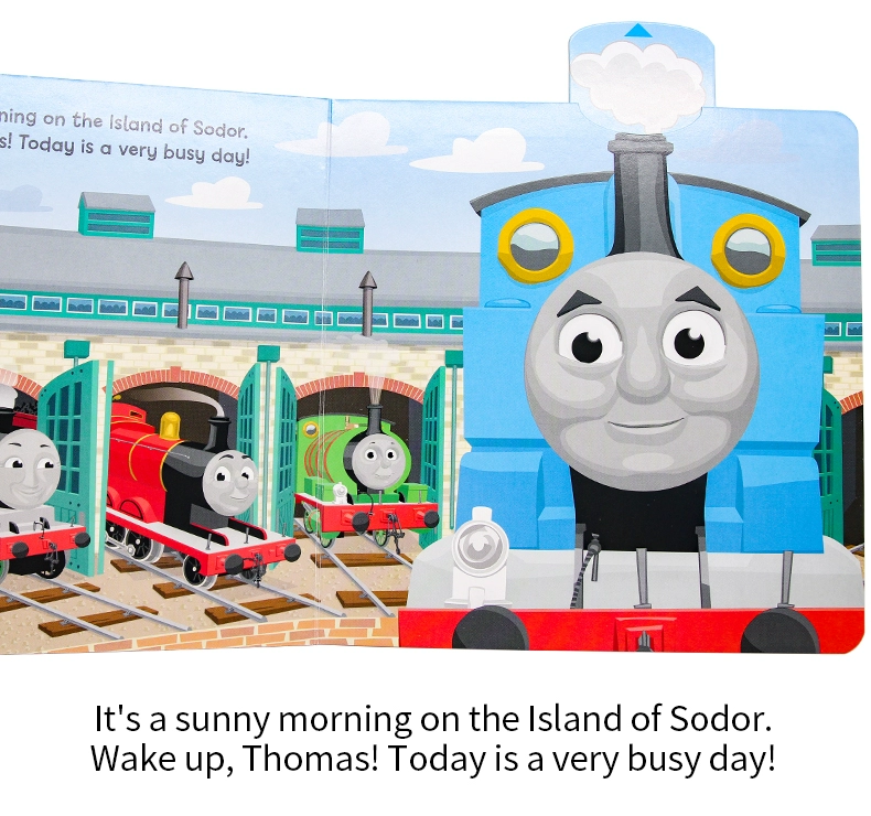 English truyện tranh gốc tàu Thomas và bạn bè của ông Thomas and Friends cơ quan Đường sắt bé Anh Giác Ngộ Bận cuốn sách hoạt động