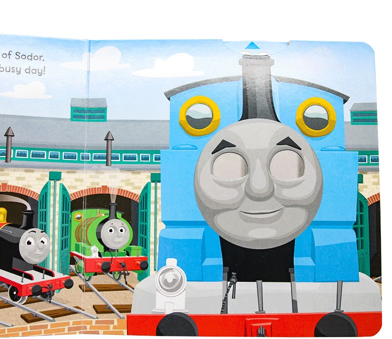 English truyện tranh gốc tàu Thomas và bạn bè của ông Thomas and Friends cơ quan Đường sắt bé Anh Giác Ngộ Bận cuốn sách hoạt động