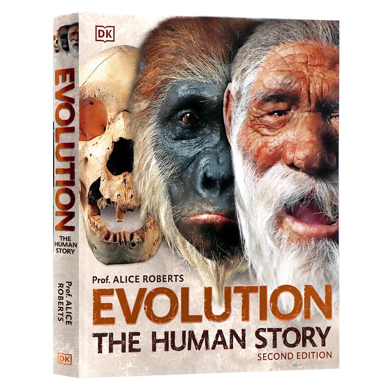 Dk Encyclopedia of Human Evolution English Original Edition Evolution the Human Story Illustrated Guide to the Story of Human Evolution Illustrated Science Guide to Human Evolution Hardcover Imported English Book