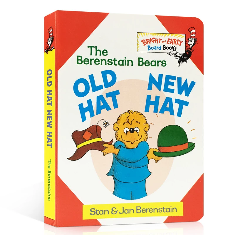 Nhập khẩu nguyên bản tiếng Anh Cũ Hat New Hat sách ban Loạt Berenstain Bears Berenstain Bears Các Berenstain Bears