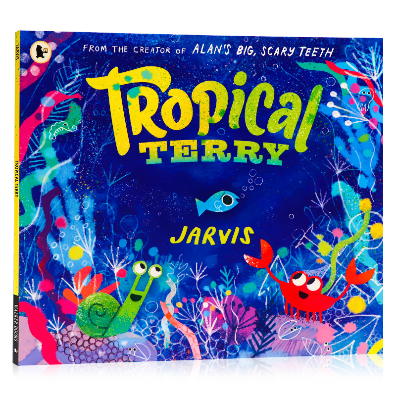 Tropical Terry, Original English Picture Book, by the Same Author as Alan's Scary Big Teeth, Jarvis's Famous Picture Book, Children's English Enlightenment Picture Book, Beautifully Illustrated, Paperback Tropical Terry, Original English Picture Book, by the Same Author as Alan's Scary Big Teeth, Jarvis's Famous Picture Book, Children's English Enlightenment Picture Book, Beautifully Illustrated, Paperback