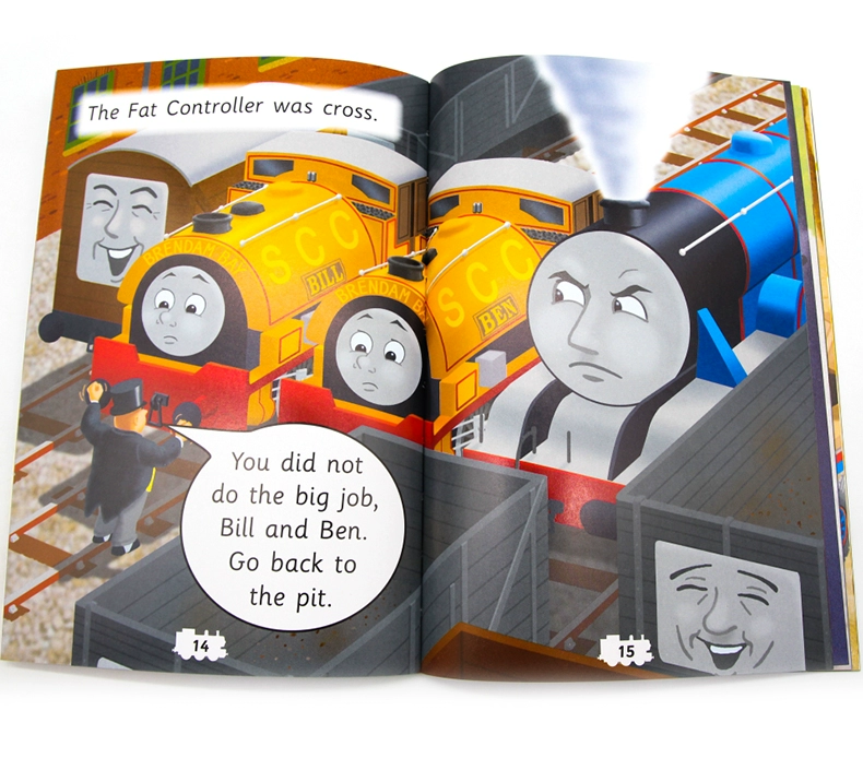 Thomas và bạn bè Thomas and Friends Bill và Ben tiếng Anh Reading ban đầu cho entry-level Reading Ladder truyện tranh câu chuyện Level 1 Tiếng Anh hình dung cuốn sách cho trẻ em 3-6 tuổi