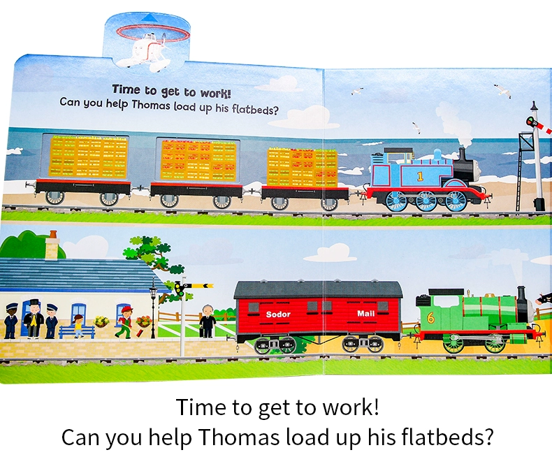 English truyện tranh gốc tàu Thomas và bạn bè của ông Thomas and Friends cơ quan Đường sắt bé Anh Giác Ngộ Bận cuốn sách hoạt động