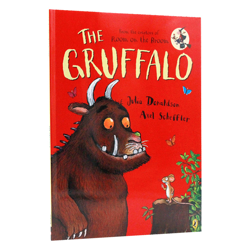The Gruffalo English Original Picture Book Julia Donaldson Children's English Enlightenment Picture Storybook Smaltes Children's Reading Material Gold Award-Winning Picture Book Paperback Large Format