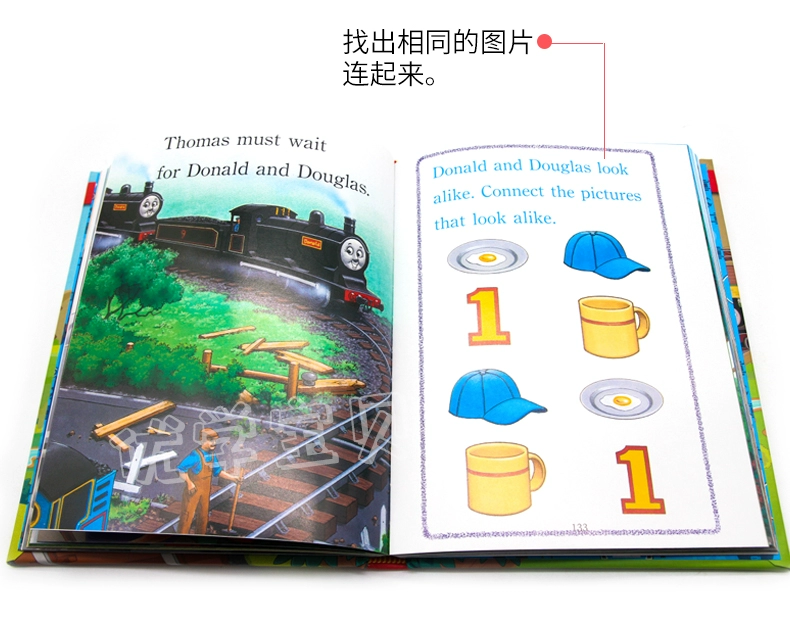 truyện tranh tiếng Anh trẻ em gốc của Thomas and Friends Học Ladder3 Train Thomas and Friends bìa cứng biên soạn 10 lớp ba đọc hoạt hình cuốn sách câu chuyện phù hợp với