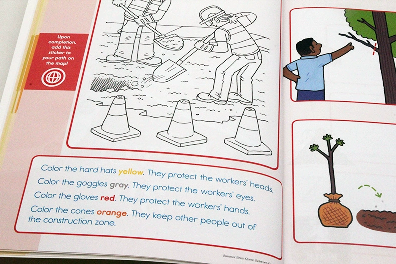 Summer Brain Quest Pre-k & k não Workbook thực hành nhiệm vụ học hè trước khi Hoa Kỳ gốc tiếng Anh hàng loạt trường mầm non từng đoạt giải thưởng