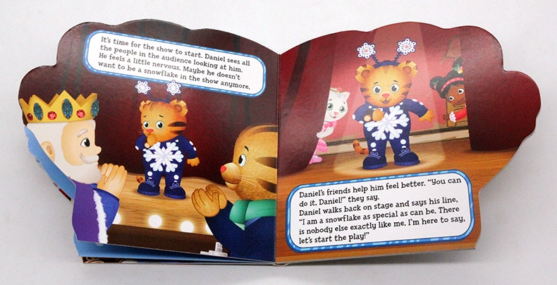 Snowflake ngày Lễ hội tuyết loạt Daniel Tiger Daniel hổ gốc tiếng Anh truyện tranh cho trẻ em giác ngộ truyện tranh tông tương tác cha-con truyện tranh chủ đề tiếng Anh Giáng