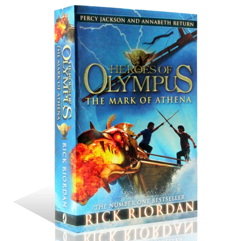 Anh Heroes gốc của Olympus cuốn sách 3 The Mark of Athena in Rick Riordan Percy Jackson Olympus bán chạy nhất cuốn tiểu thuyết thiếu niên anh hùng Athena