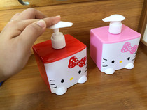 Cute cute girl heart hand sanitizer bottle shower gel press bottle cute cat Steinzi shampoo empty bottle