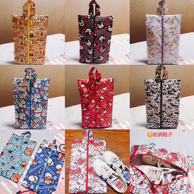 Cartoon Beck Duck Sesame Street Waterproof Shoes Bag Towel Clothing Collection Bag History Nubi Shoes Bag Shoes containing