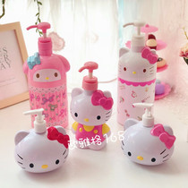 Beautiful Di shampoo shower Dew bottle press bottle girl heart large capacity cosmetics lotion hand sanitizer bottle