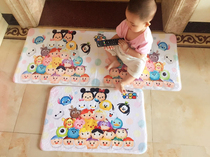 Pink girl heart Big Ear dog floor mat floating window mat Jade Gui dog foot mat non-slip carpet bedroom foot mat non-slip