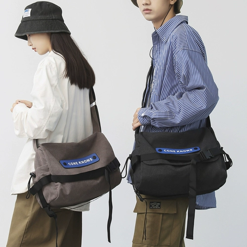 Tide, японская сумка через плечо подходит для мужчин и женщин для отдыха, вместительная и большая сумка на одно плечо