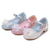 Высокая демисезонная обувь, детские туфли для принцессы, тренд сезона, «Холодное сердце»