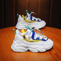 ABC Boys Shoes Sneakers 2021 New Autumn Children Old Daddy Shoes Net Face Breathable Spring Autumn Fashion Tide