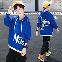 Lashabelle childrens clothes boys autumn clothing clothing 2021 new spring autumn season boy CUHK Tong Yang qi blouses Han