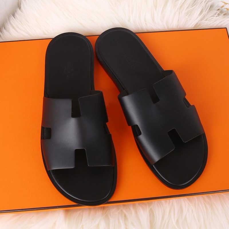 Men's H Slippers European and American Style Beach Sandals 2025 New Fashion Casual Outdoor Men's Slide Sandals