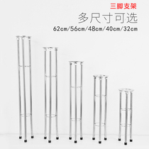 Under-table basin bracket Stainless steel support frame Ceramic washbasin household non-punching thickened fixed washbasin bracket