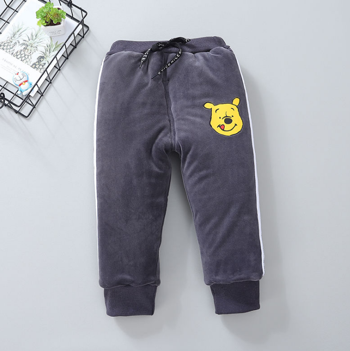 Nam và nữ cộng với nhung 0-6 năm chàng trai cũ sweatpants mùa xuân và mùa thu bé quần trẻ em nam quần đơn quần trẻ sơ sinh nam