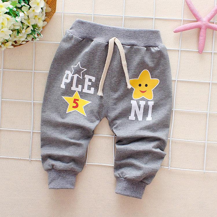 Nam và nữ cộng với nhung 0-6 năm chàng trai cũ sweatpants mùa xuân và mùa thu bé quần trẻ em nam quần đơn quần trẻ sơ sinh nam