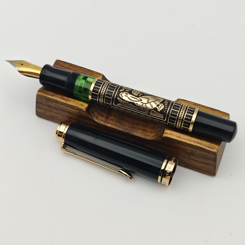 Admok Jian800 Finely Carved Piston Fountain Pen Schmidt No. 6 Nib Compatible with Bock/M800 Assembly