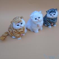 Simulation cat will be called childrens toy Cat model simulation animal gift Cat home decoration