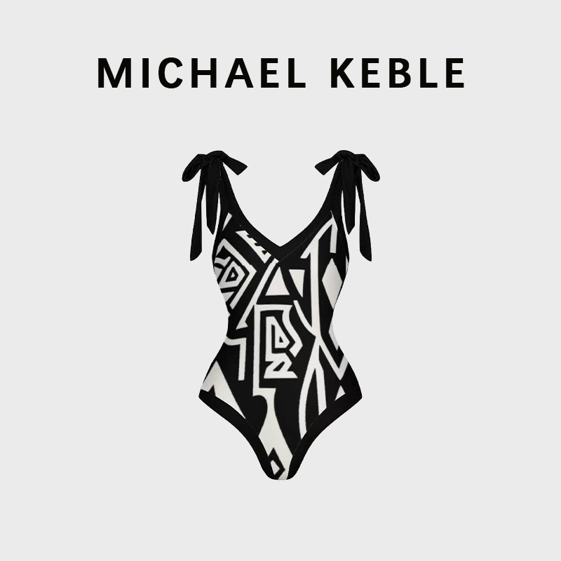 2026年法国MICHAEL KEBLE连体泳衣怎么选？复古条纹遮肚款为何成温泉度假新宠？