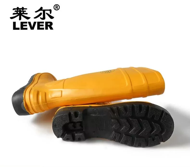 Giày bảo hộ lao động mũi thép cao cấp Lyle chống va đập và chống đâm Giày bảo hộ lao động an toàn chống nước thợ mỏ ủng chống axit và kiềm giày đi mưa ủng đi mưa nam quần ủng lội nước giá rẻ
