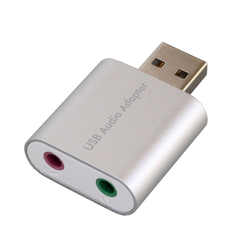 USB sound card notebook desktop computer external link independent speaker headphone microphone 2 0 live K song-free