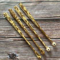 95-inch 18 Fangmei Princess Water drop monks head folded fan Suit blank fan face red Xiangfei Yuzhu Wen playing with big head fan