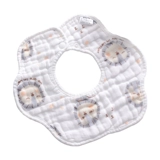 Детский хлопковый марлевый нагрудник, слюнявчик для новорожденных для еды, с карманом, хорошо впитывает воду