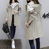 Windbreaker jacket womens mid-length baseball uniform autumn clothing 2020 new fashion large size 200 catties fat mm top ins tide