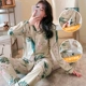 Quần áo giam giữ, cotton mùa xuân, mùa thu và mùa hè, đồ ngủ của phụ nữ mang thai, cho con bú sau sinh, quần áo cho con bú của bà mẹ, dịch vụ tại nhà, phần mỏng, tháng ba - Giải trí mặc / Mum mặc