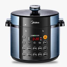 美的电压力锅家用双胆高压锅5升